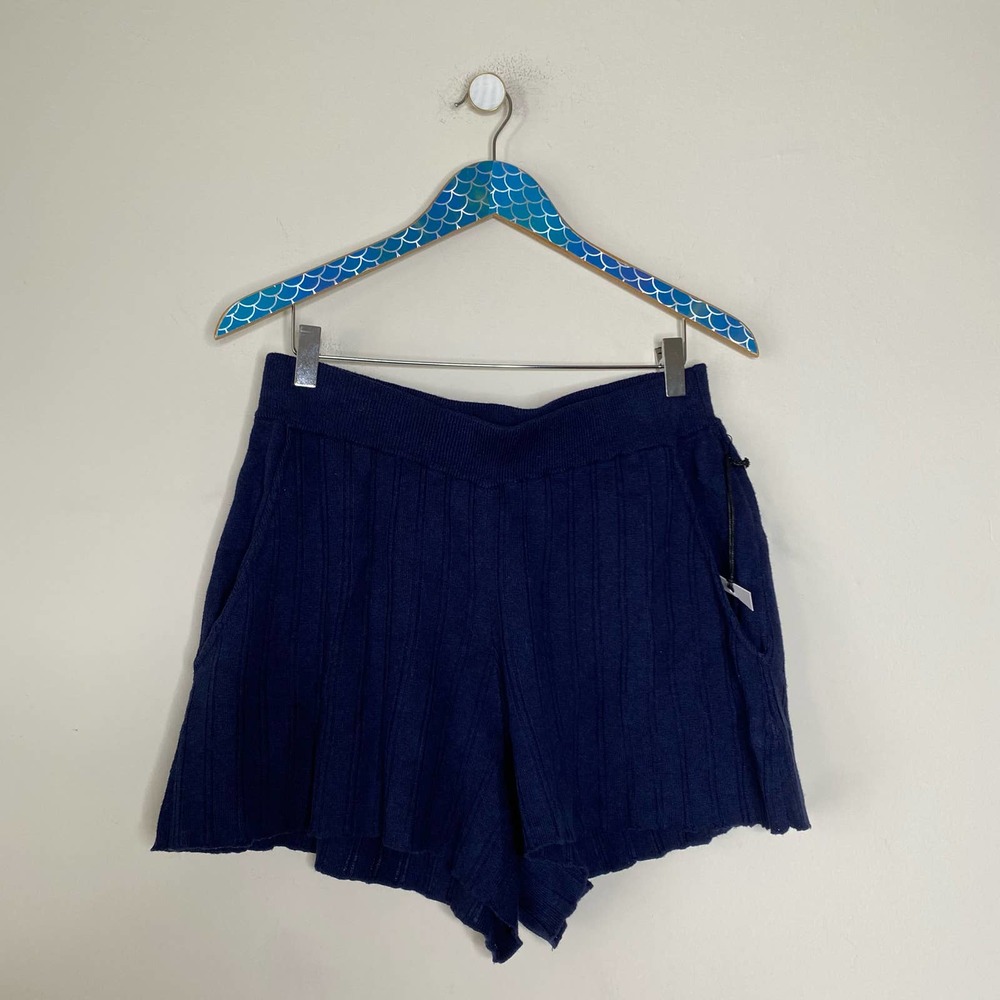 Apiece Apart Navy Women's Shorts - Picture 8 of 8